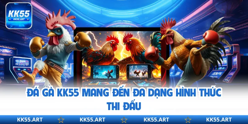 Đá gà KK55 mang đến đa dạng hình thức thi đấu
